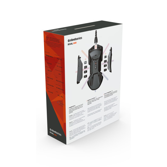 SteelSeries Rival 600 - Wired Gaming Mouse - Black SteelSeries Rival 600 - Wired Gaming Mouse - Black