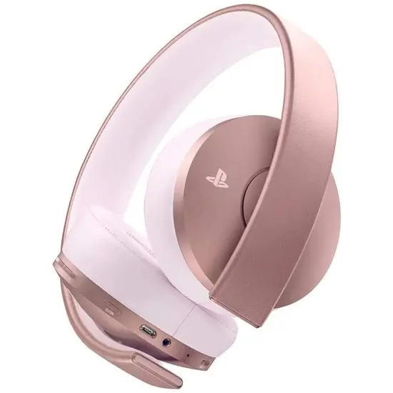 sony ps4 headset rose gold