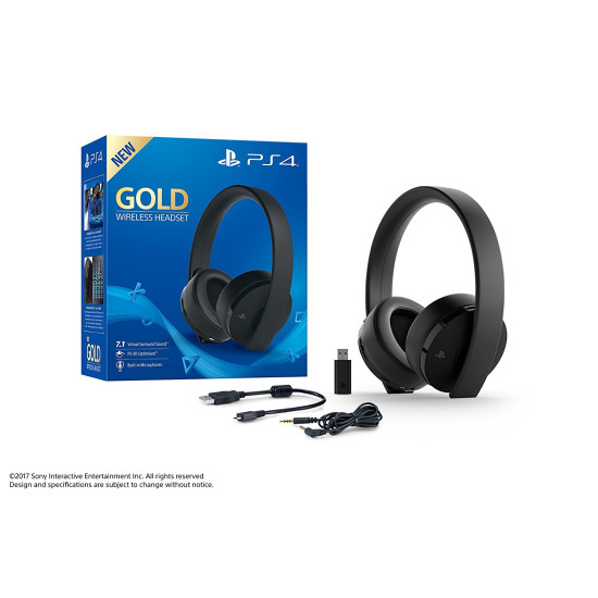 Sony PlayStation 4 Gold Wireless Headset | PS4/PC/MAC Sony PlayStation 4 Gold Wireless Headset | PS4/PC/MAC