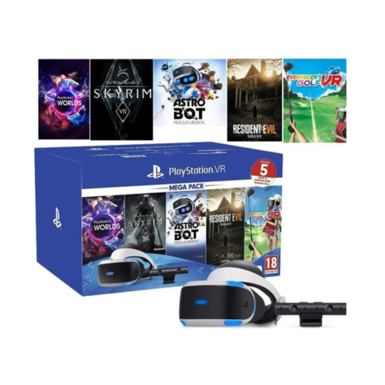 Sony PlayStation VR Mega Pack - 5 Games Bundle | PSVR Sony PlayStation VR Mega Pack - 5 Games Bundle | PSVR