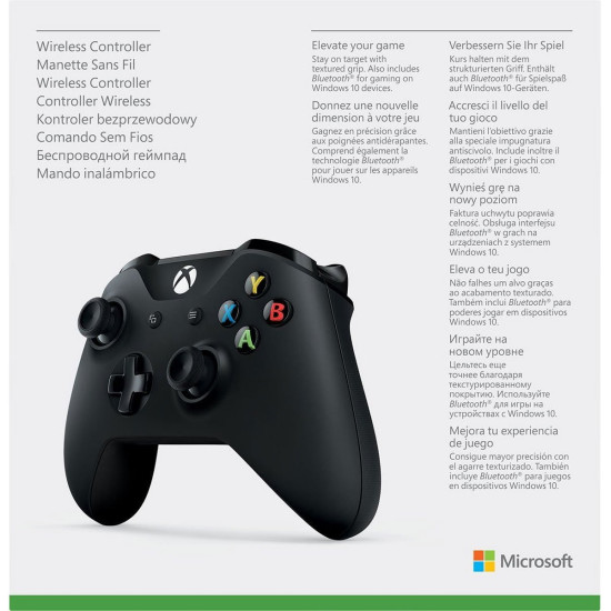 Microsoft Xbox One Wireless Controller - Black | XB1 / PC Microsoft Xbox One Wireless Controller - Black | XB1 / PC