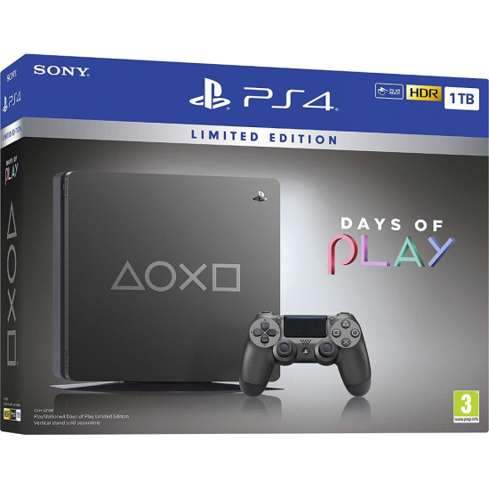 Sony PlayStation 4 Slim - 1TB Limited Edition Console - Days Of Play Sony PlayStation 4 Slim - 1TB Limited Edition Console - Days Of Play
