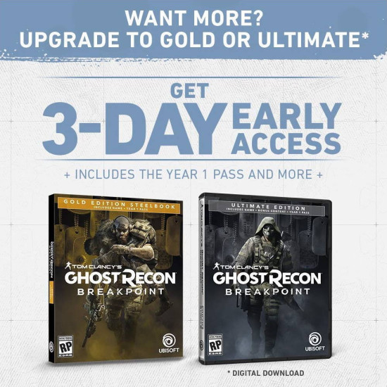 Tom Clancy's: Ghost Recon Breakpoint - PC Uplay Digital Code Tom Clancy's: Ghost Recon Breakpoint - PC Uplay Digital Code