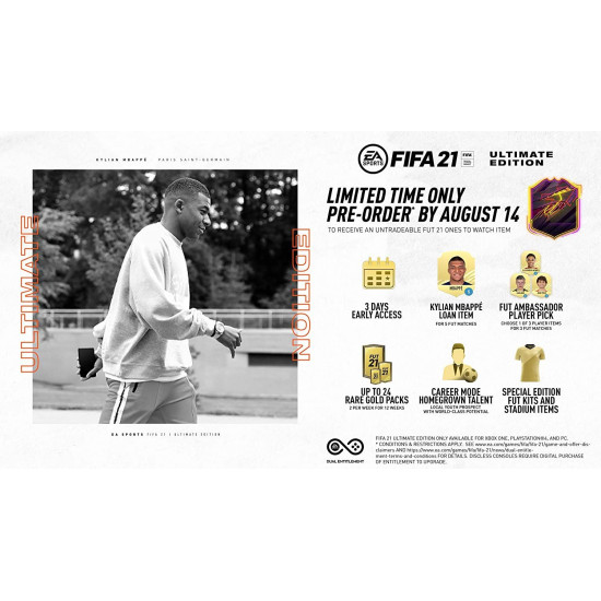 FIFA 21 Ultimate Edition - Middle East Arabic Commentary Edition - PlayStation 4 FIFA 21 Ultimate Edition - Middle East Arabic Commentary Edition - PlayStation 4
