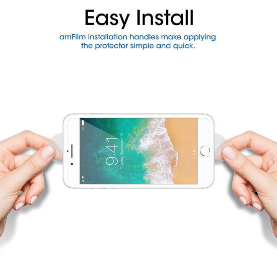 amFilm Glass Screen Protector for iPhone 8 Plus, 7 Plus, 6S Plus, 6 Plus (5.5") (2 Pack) Tempered Glass Screen Protector amFilm Glass Screen Protector for iPhone 8 Plus, 7 Plus, 6S Plus, 6 Plus (5.5") (2 Pack) Tempered Glass Screen Protector
