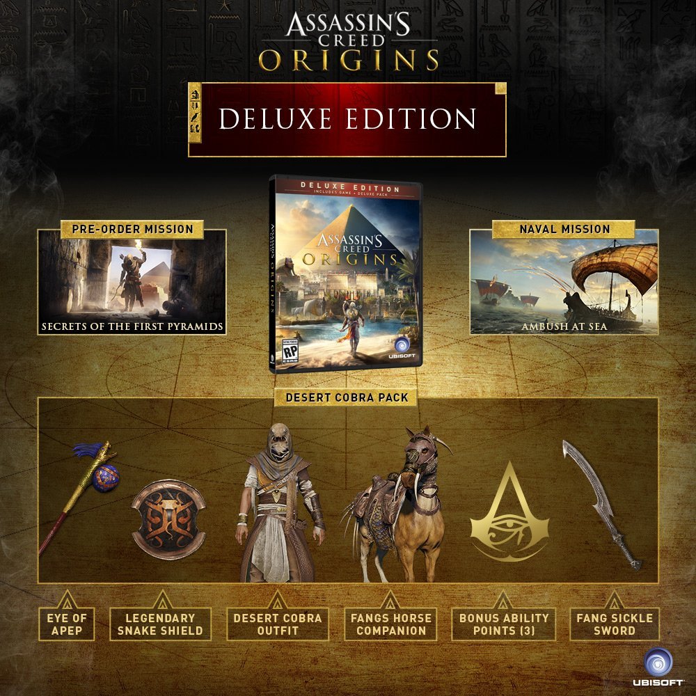 Assassin's Creed® Origins - Deluxe Pack on Steam